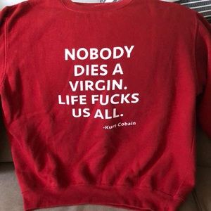 Vintage Crew neck sweatshirt in a size medium.